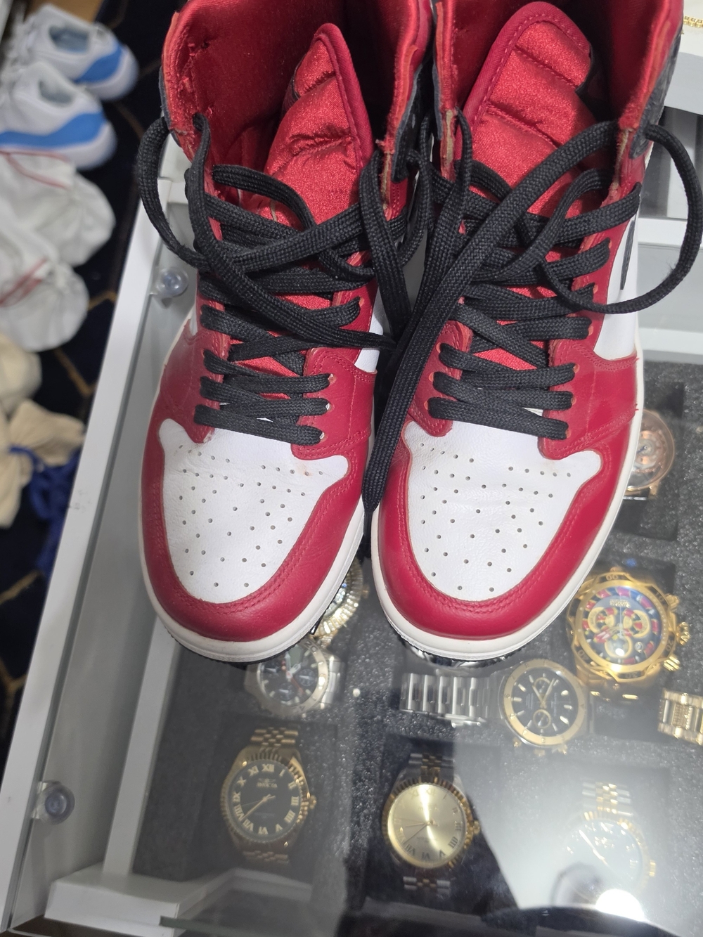 Jordan OG SATIN/SNAKE HIGH W8